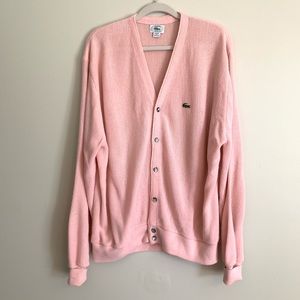 Vintage Izod Lacoste v neck cardigan, XL